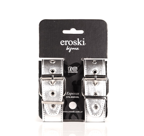 Esposas Silver c/cadena 3cm